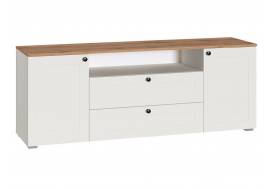 Тумба под ТВ 16.47 Остин Белый шагрень