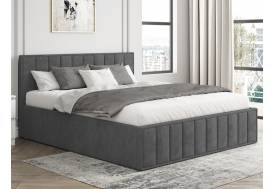 Кровать 1800 Лана графит велюр
