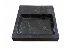 Раковина над стиральной машиной Star 60 MySpace Черный Мрамор