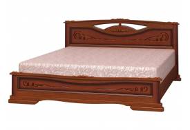 Кровать Елена-3 1200 Орех