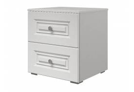 Тумба прикроватная 2 ящика Олимп Белый