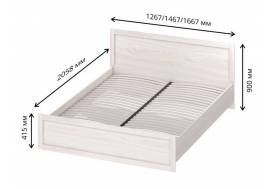 Кровать 1400х2000 СГ Классика