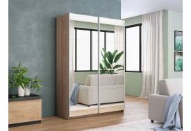 Шкаф-купе Прайм 2-х дверный 1200 два зеркала Сонома