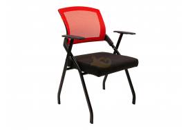 Офисное кресло Chairman NEXX Россия черный/красный N