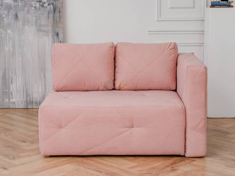 Диван 1010 ткань Вивальди 27 розовый