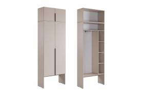 Шкаф двухдверный с антресолью Баско К1 кашемир