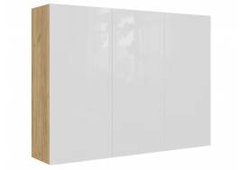 Шкаф навесной ШН-001 Бостон МДФ белый