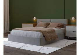 Кровать Токио с подъемным механизмом 160 Серый велюр