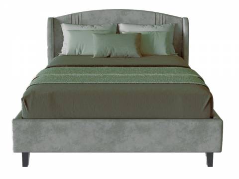Кровать Севилья 1400 вариант 2 Тифани серый