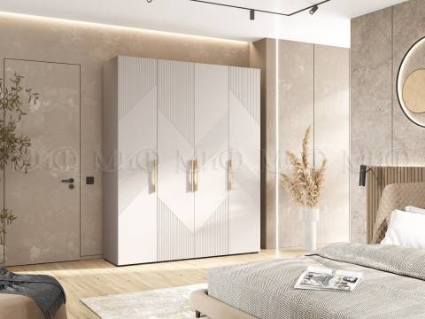 Шкаф 4-х створчатый (1800) Ирис Кашемир