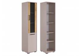 Стеллаж Лайт-2 кашемир/дуб крафт золотой