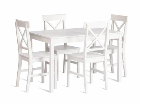 Обеденный комплект Хадсон белый