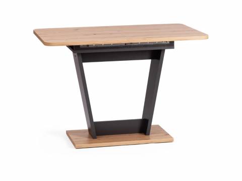 Стол обеденный FOX раздвижной Дуб артисан/Графит