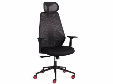 Кресло Matrix red ткань черный