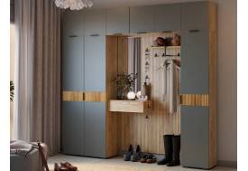 Прихожая Мебельсон К12 дуб крафт золотой/графит