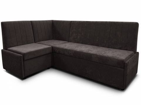 Угловой диван Призма Страйп с коробом вивальди 10