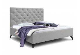 Кровать Фрейм 1200 Каретная стяжка высокие ножки без подъема вивальди 14