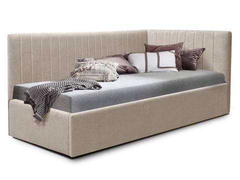 Кровать подростковая левая 900 Фрейм Страйп с подъемом вивальди 3