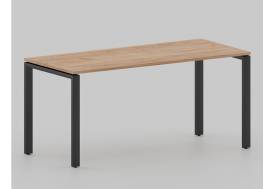 Стол с эффектом парения Лофт П-образные опоры черные ЛО.Кпп_6 600х1800 мм