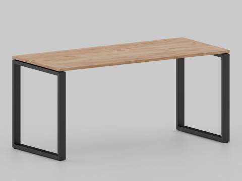 Стол с эффектом парения Лофт О-образные опоры черные ЛО.Кпо_8 800х1400 мм