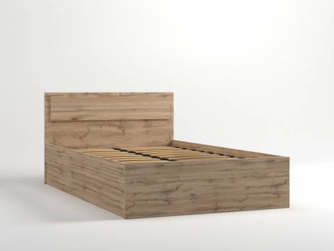 Кровать Дуэт Люкс 1200 Дуб Вотан