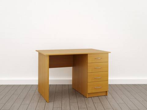 Стол прямой с тумбой 16мм (К-15) Менеджер