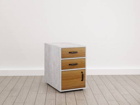 Тумба приставная большая (С-10) Soft комбинированный