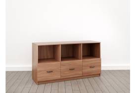 Тумба отдельностоящая 3 ящика (Л-21) Радиус