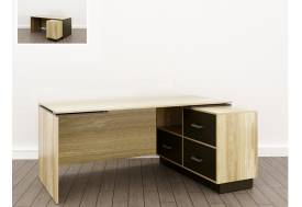 Стол дизайн Правый (О-5) Eclectic lite Дуб рокпайл-Скала