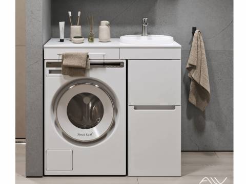 Тумба с раковиной Cosmetic 95 белая