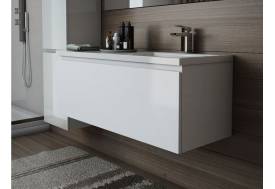 Тумба с раковиной справа Dallas Luxe 1100 навесная 1 длинный ящик