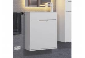 Тумба с раковиной Uperwood Modul матовая белая 50 см