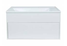 Тумба с раковиной Uperwood Lotus Premium белая 80 см