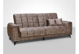 Диван Флирт 3 со съемным чехлом Киви какао