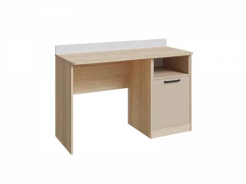 Стол письменный Твист Капучино/Белая шагрень