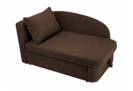 Диван 1050 левая ориентация коричневый