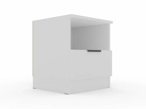 Тумба прикроватная Монблан Белый шагрень