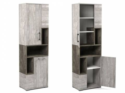 Пенал Д-10 открытый Денвер Риббек серый