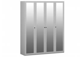 Шкаф 4-х дверный Фрея с зеркальными дверями