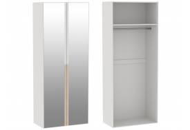 Шкаф 2-дверный с зеркальными дверями Аврора