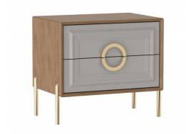 Тумба прикроватная Палермо Дуб Каселла коричневый