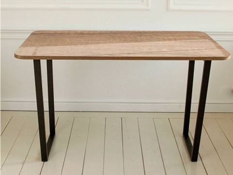 Стол Экси-макс 1300*750 мм дуб каньон/опора металл черный