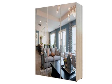 Шкаф Гранд ГШК/3-23-15-222 (двери тип 2) с тремя зеркалами