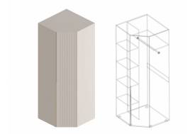 Шкаф Тефия угловой